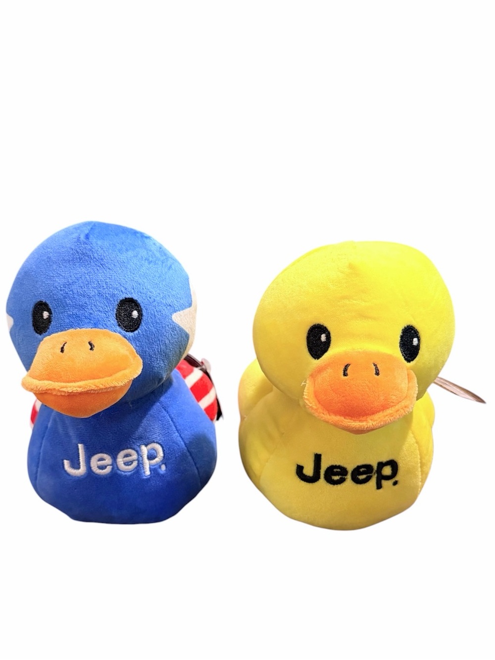 New with Tags Jeep brand collectible Plush Ducks Lot of 2